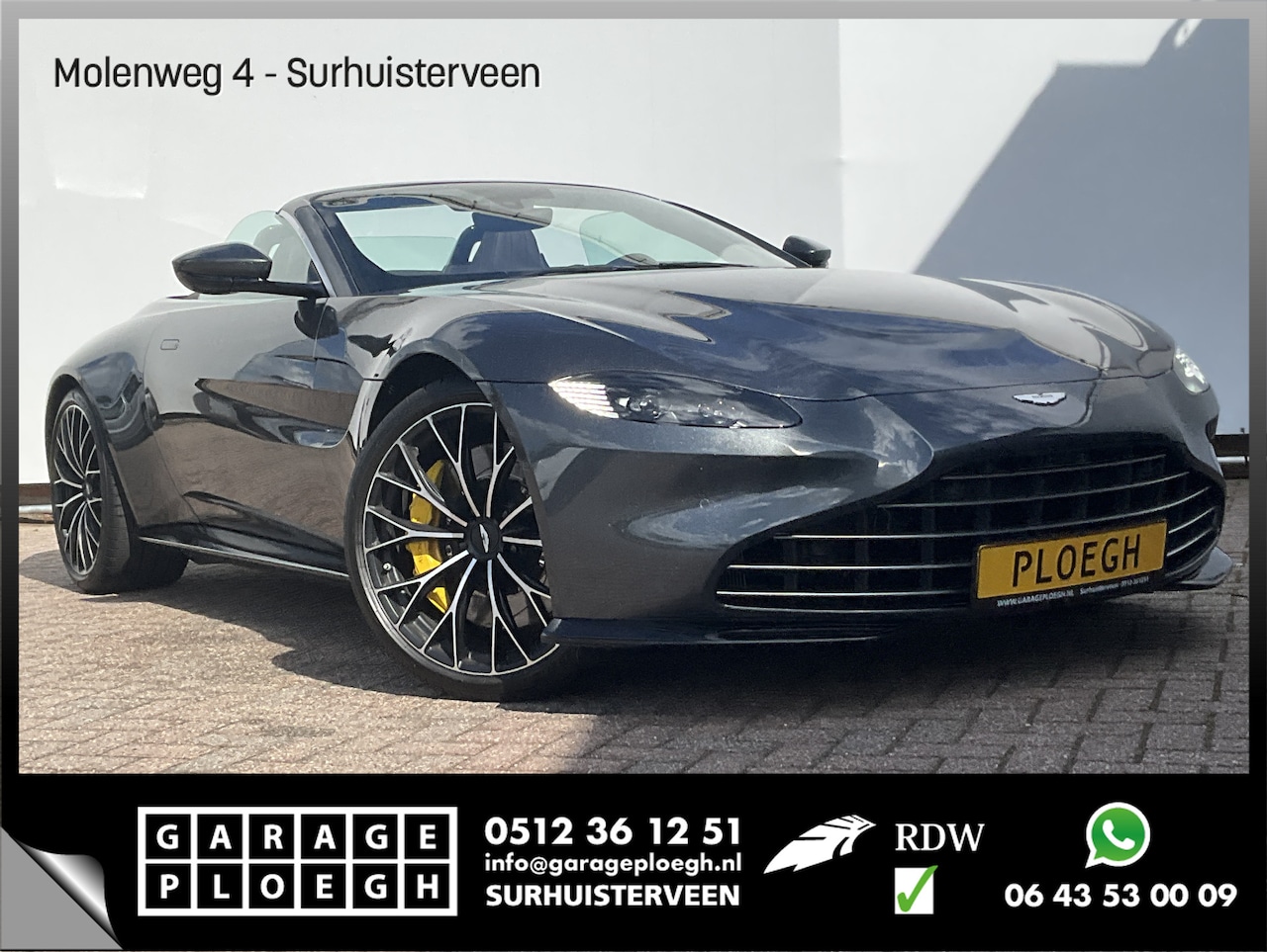 Aston Martin V8 Vantage Roadster - 4.0 360° Leer Sportzetels 21 Inch Xenon-Grey 10.487KM! - AutoWereld.nl
