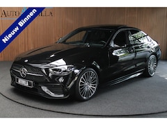 Mercedes-Benz C-klasse - 180 AMG Panodak Leer Camera Nightpack Navi PTS Ambient LM velgen Afneemb. trekhaak
