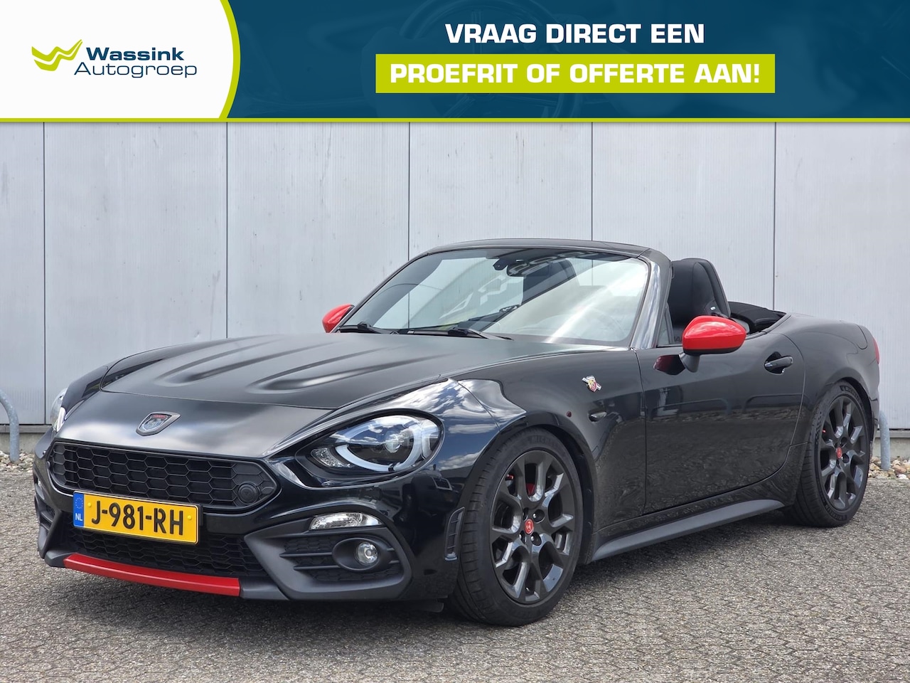 Fiat 124 Spider - Abarth 1.4 MultiAir Turbo 170k Automaat | Leder | Navigatie - AutoWereld.nl