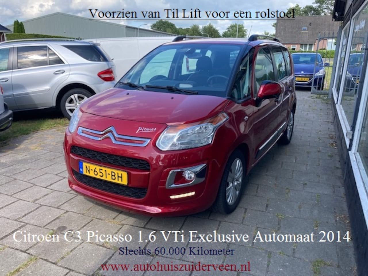 Citroën C3 Picasso - 1.6 VTi 120PK Aut Exclusive Met Tillift - AutoWereld.nl