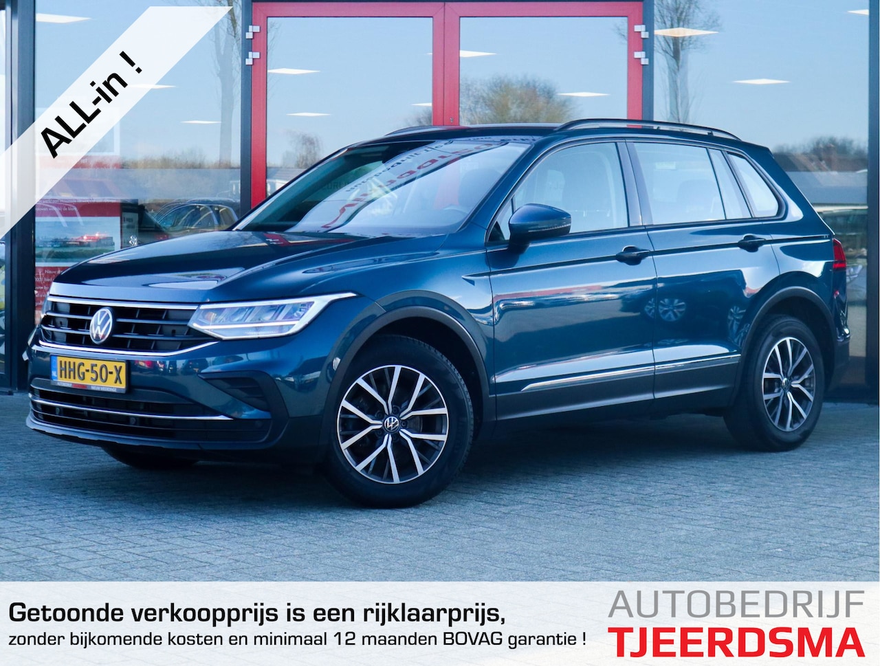 Volkswagen Tiguan - 1.5 TSI Life Business | Navigatie | Stoelverwarming | Stuurwiel Verwarmd | Parkeersensoren - AutoWereld.nl