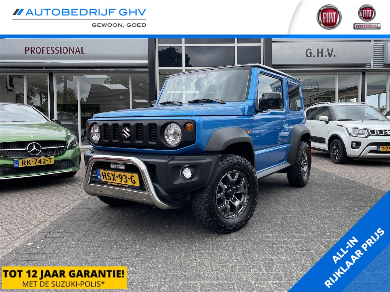 Suzuki Jimny - 1.5L VVT 102pk AllGrip Pro Stijl | 2 sets wielen | 4-zits | - AutoWereld.nl
