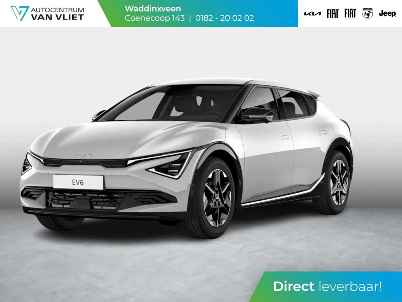 Kia EV6 - Light Edition 63 kWh l Direct leverbaar l Wolf Grey l 428 km Actieradius - AutoWereld.nl