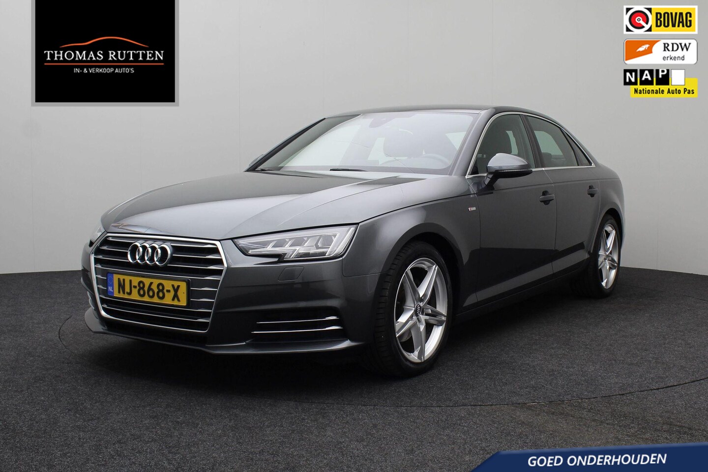 Audi A4 Limousine - 1.4 TFSI S-Line Sport 2017 | Navigatie | Goed Onderhouden | Stuurwiel Bediening | Climate - AutoWereld.nl
