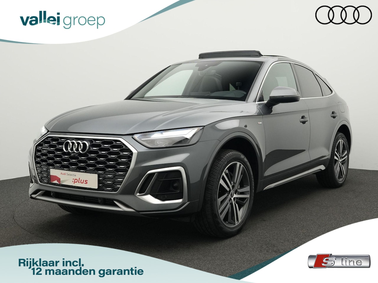 Audi Q5 Sportback - 50 TFSI e 299 pk S-tronic S edition / S-Line | Panoramadak | Trekhaak | Elektr. verstelbar - AutoWereld.nl