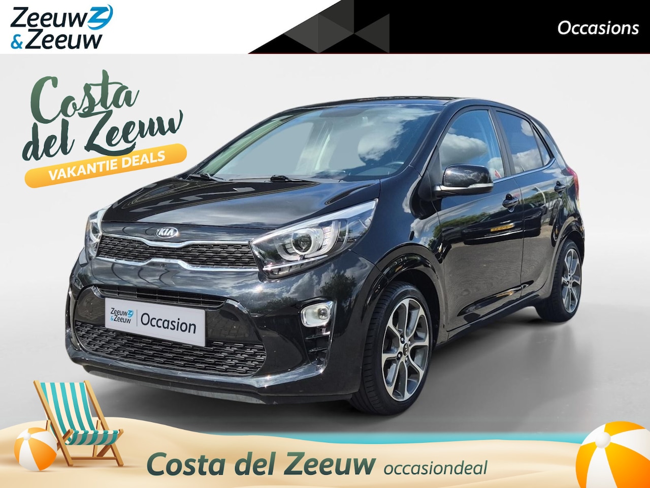 Kia Picanto - 1.0 CVVT Design Edition | Airco | Navi | Camera | LM Velgen | Leder | Privacy Glass | - AutoWereld.nl