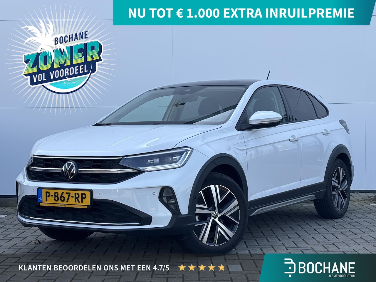 Volkswagen Taigo - 1.0 TSI R-Line Business Trekhaak / Panoramadak / Navigatie - AutoWereld.nl