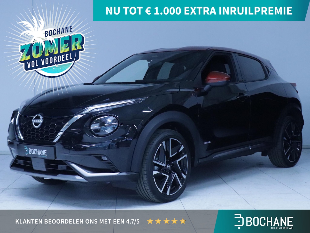 Nissan Juke - 1.6 Hybrid N-Design Demo| LM Velgen | achteruitrijcamera | Parkeersensoren voor en achter - AutoWereld.nl