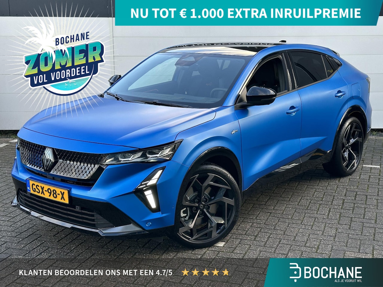 Renault Rafale - 1.2 E-Tech 4x4 plug-in hybrid 300 atelier Alpine (HYBRIDE MET STEKKER) (Hoge Instap) Panor - AutoWereld.nl
