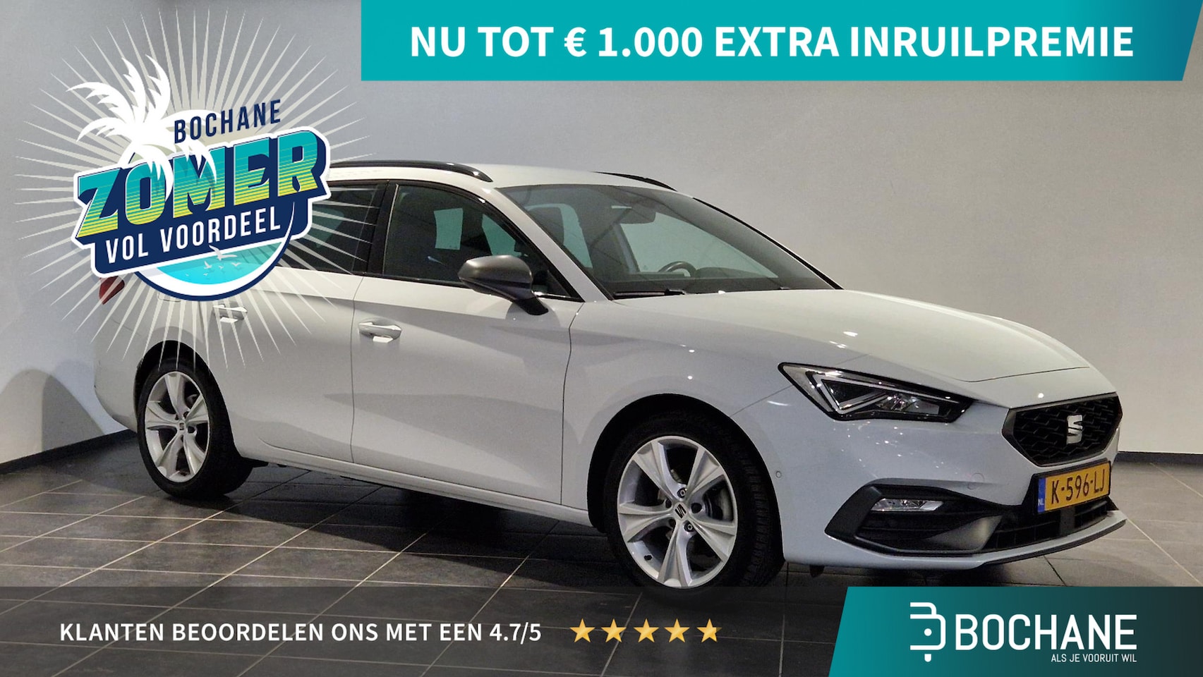 Seat Leon Sportstourer - 1.5 TSI FR Launch Edition | Camera | Keyless | Stoelverwarming - AutoWereld.nl