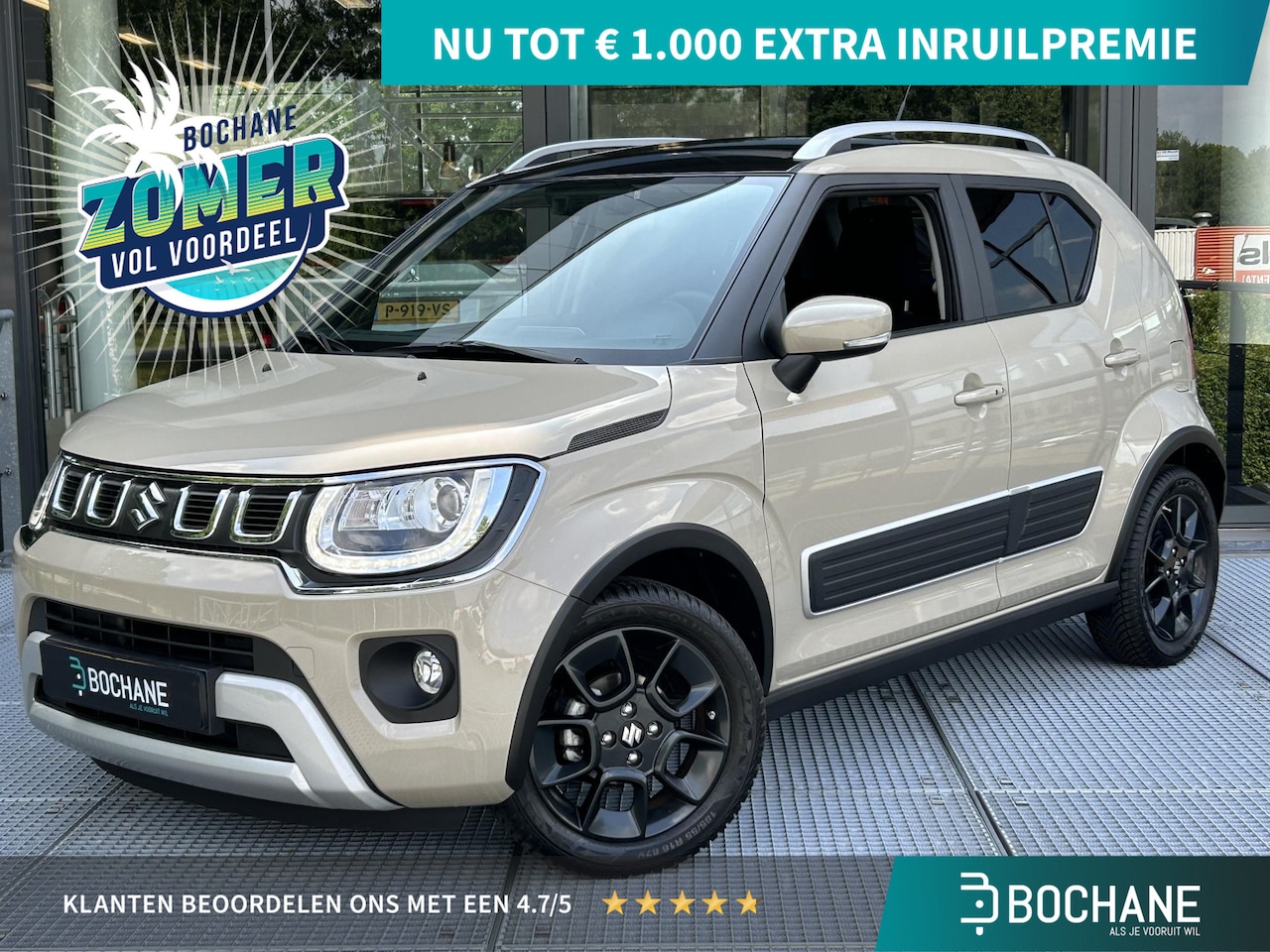 Suzuki Ignis - 1.2 Smart Hybrid Style | Trekhaak | Carplay | Navigatie | Climate Control | Cruise Control - AutoWereld.nl