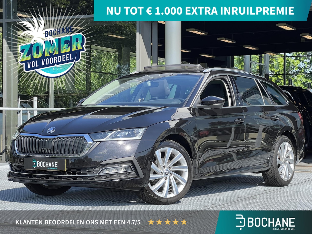 Skoda Octavia Combi - 1.0 TSI Business Edition Plus | Panoramadak | Navigatie | Elektrische achterklep - AutoWereld.nl