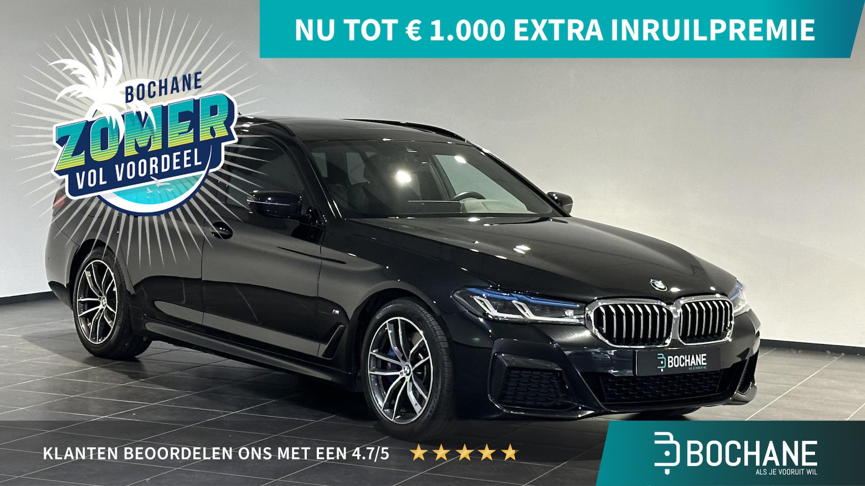 BMW 5-serie Touring - 530i High Executive Edition | M Sportpakket | Panoramadak | laser Led koplampen | Navigati - AutoWereld.nl