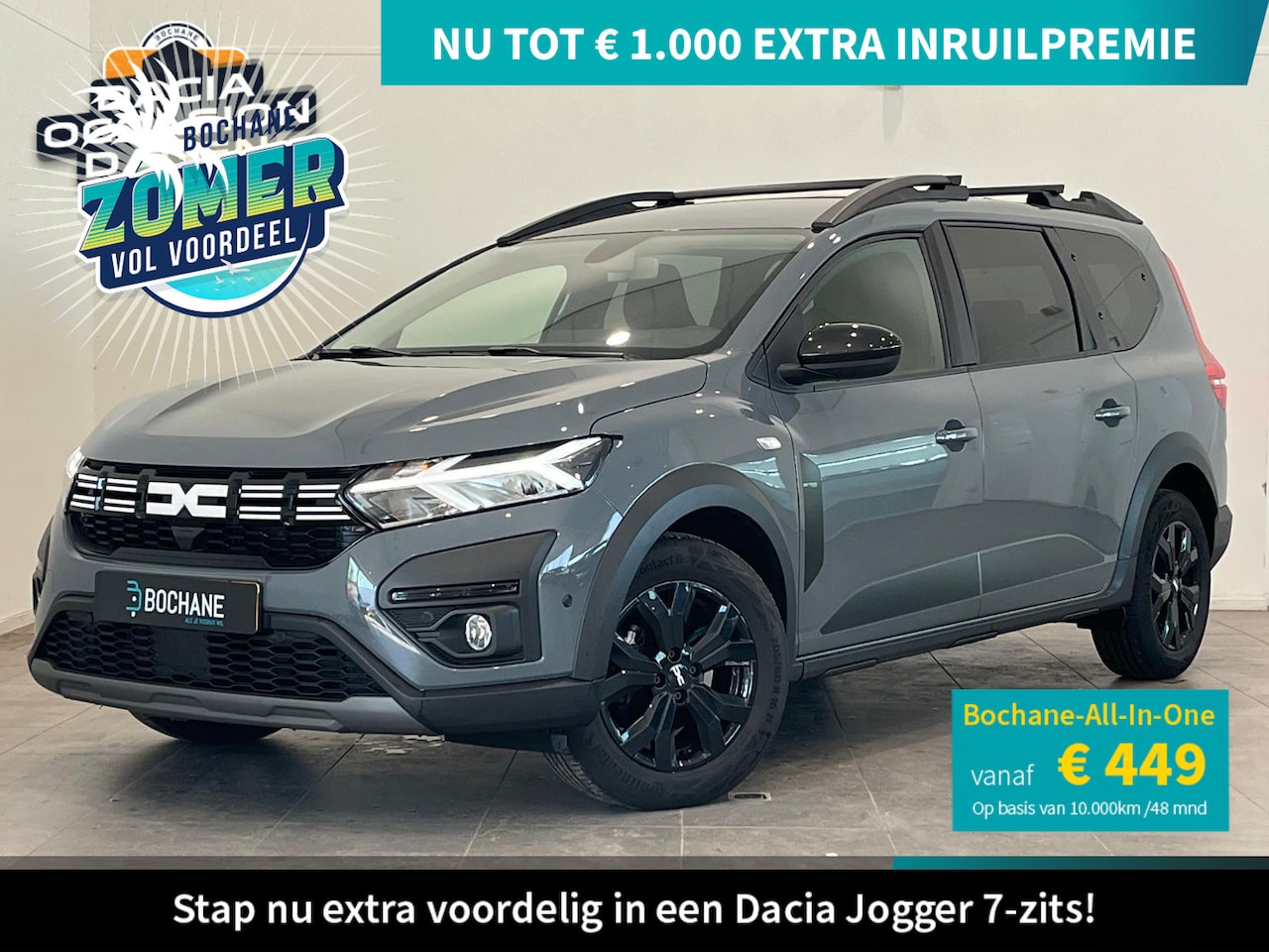 Dacia Jogger - 1.0 TCe 110 Extreme 7p. | 7-persoons | Navigatie | Dodehoekdetectie | Parkeersensoren voor - AutoWereld.nl