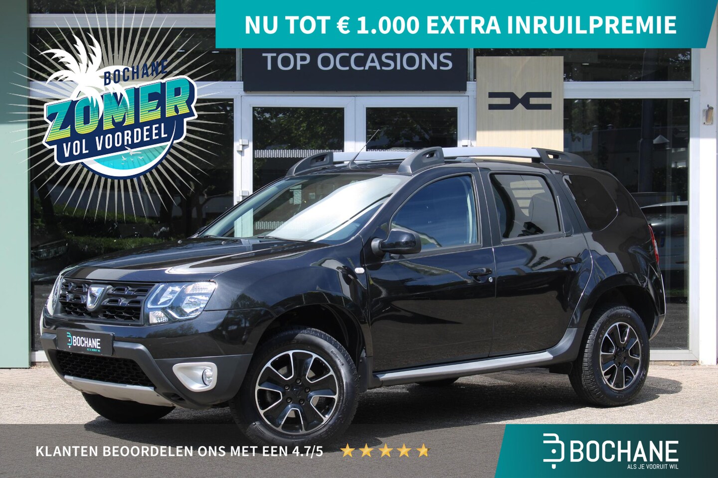 Dacia Duster - 1.2 TCe 4x2 Blackshadow Navigatiesysteem | Achteruitrij camera |  Parkeersensoren - AutoWereld.nl