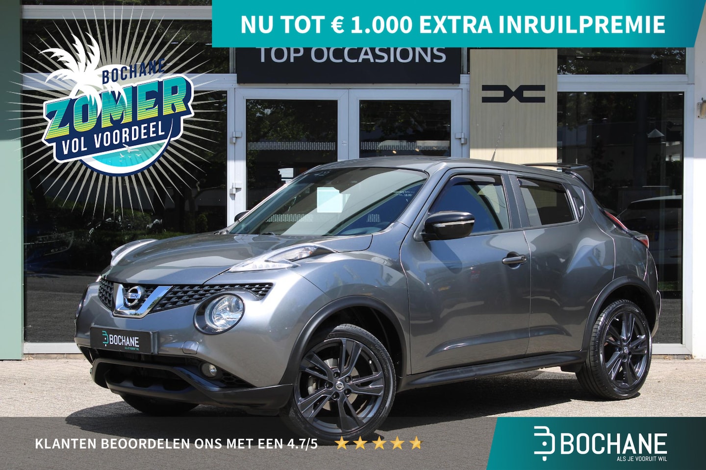 Nissan Juke - 1.2 DIG-T S/S N-Connecta Navigatiesysteem | Cruise Control | Achterruitrij camera - AutoWereld.nl