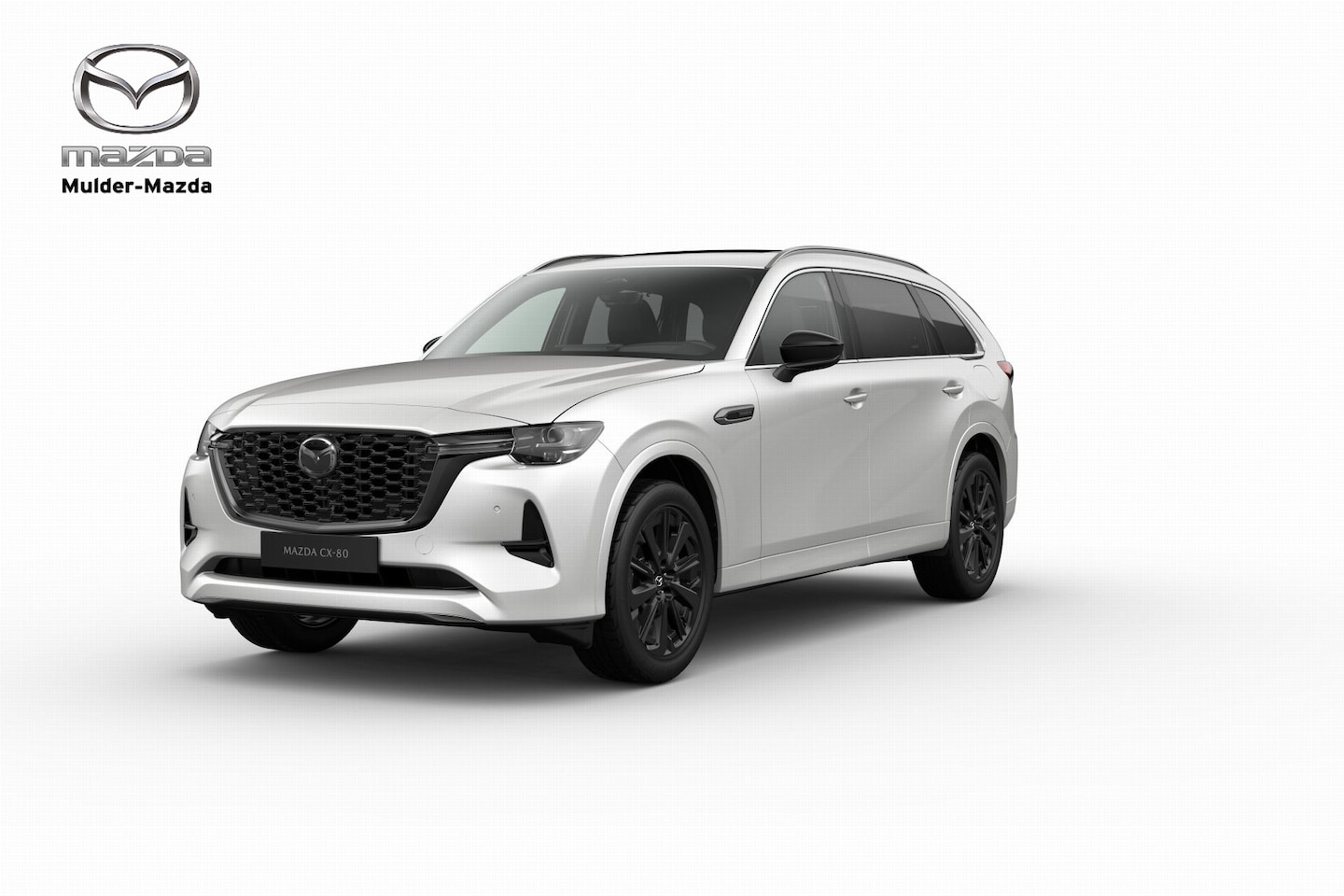 Mazda CX-80 - e-Skyactiv PHEV 327 Homura Plus | 12,3-inch TFT-kleurendisplay met bediening via centrale - AutoWereld.nl