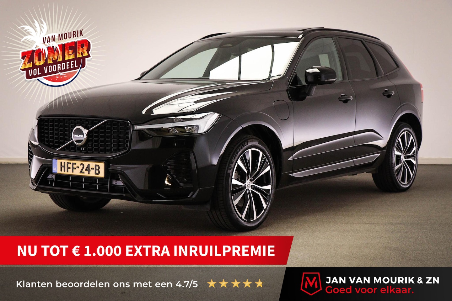 Volvo XC60 - 2.0 T6 Plug-in hybrid AWD Ultimate Bright | PANORAMADAK | STUURVERARMING | CAMERA - AutoWereld.nl