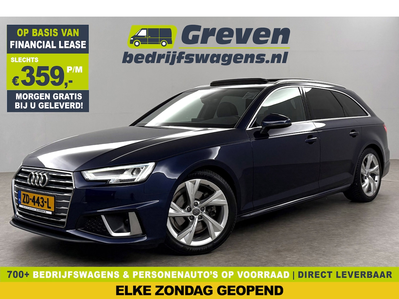 Audi A4 - 35 TFSI 150PK S-line Pano LED Clima Cruise Navigatie 18"LMV Parkeersensoren - AutoWereld.nl