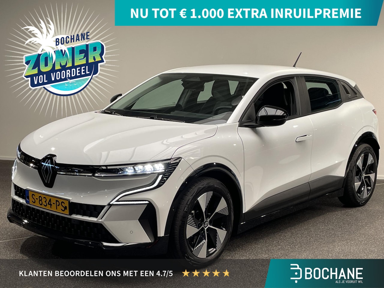 Renault Mégane E-Tech - EV60 220 Optimum Charge Equilibre | Stoelverwarming | Apple CarPlay & Android Auto | - AutoWereld.nl
