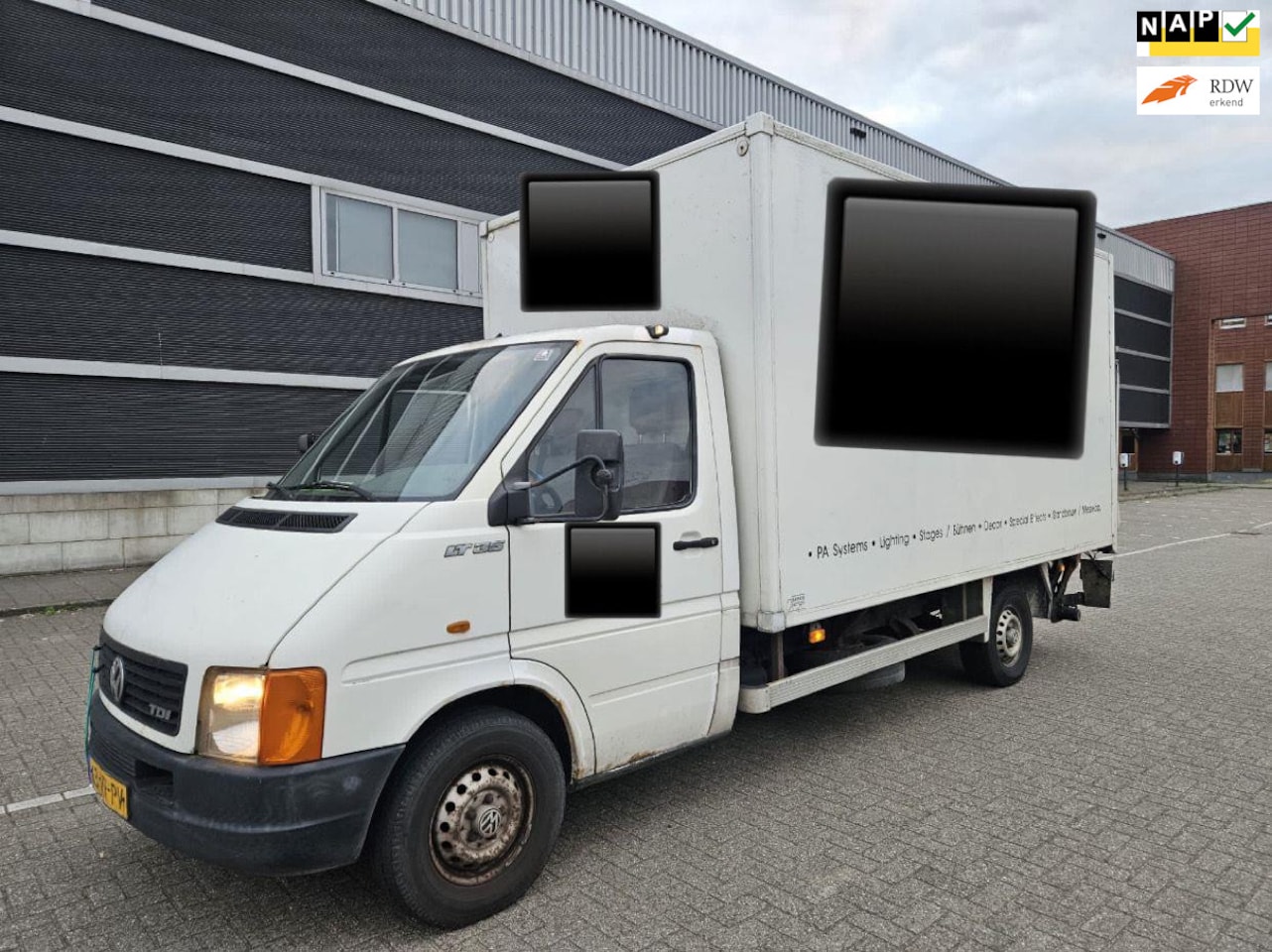 Volkswagen LT 35 - 2.5 TDI Xlang/ bakwagen/ hydrolische laadklep/ koffer - AutoWereld.nl