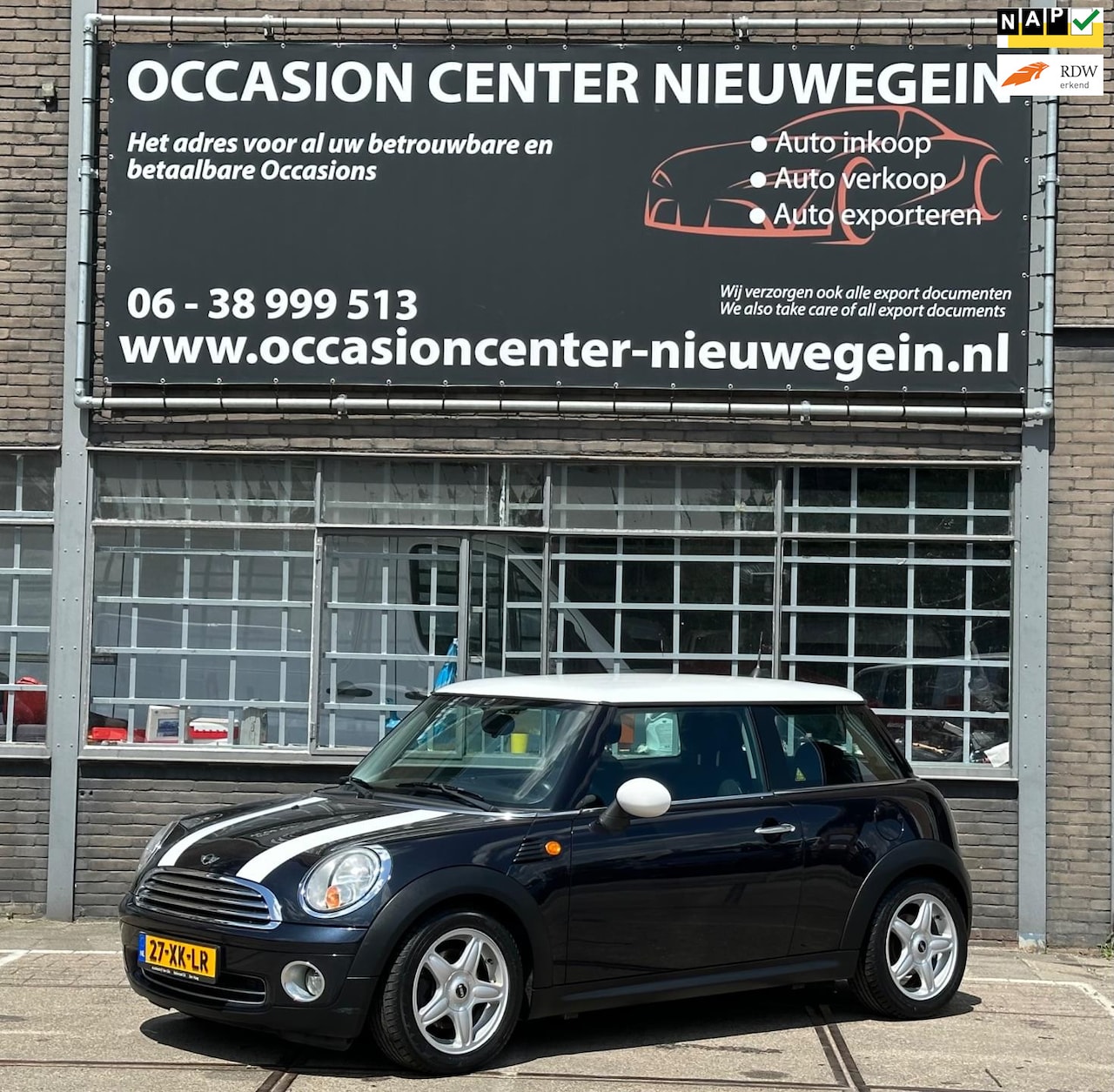 MINI Cooper - Mini 1.6 Chili 2007 Zwart Airco/NWE APK/KM NAP! - AutoWereld.nl