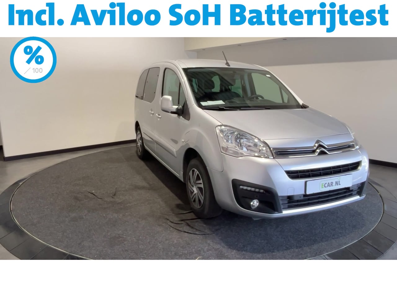 Citroën ë-Berlingo - Feel 23 kWh | Parkeersensor achter | Cruise control | Navigatie | Soh (batterijcheck) 85,8 - AutoWereld.nl