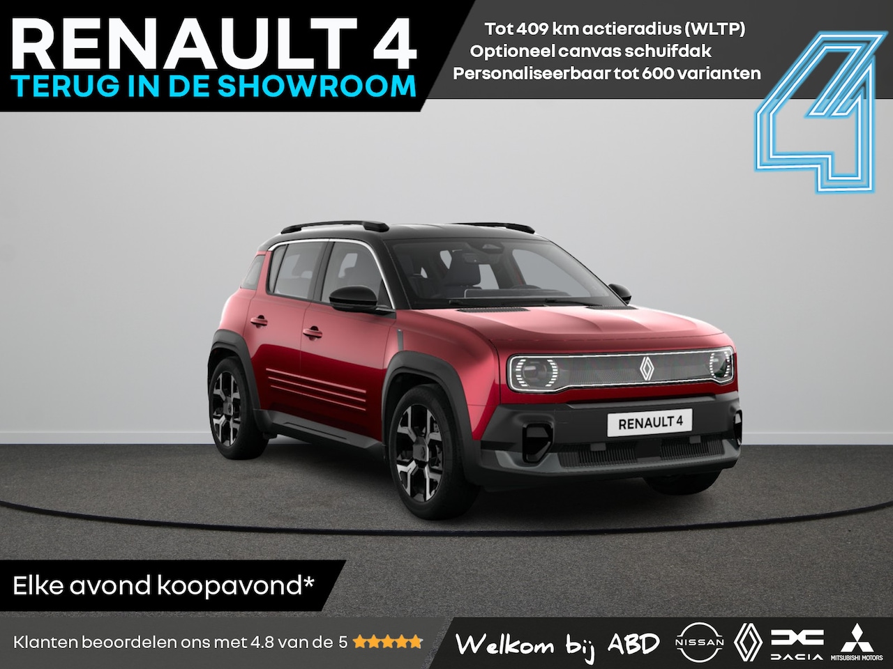 Renault 4 - Techno Comfort range | Achteruitrijcamera | Elektronisch geregelde airconditioning | Full - AutoWereld.nl