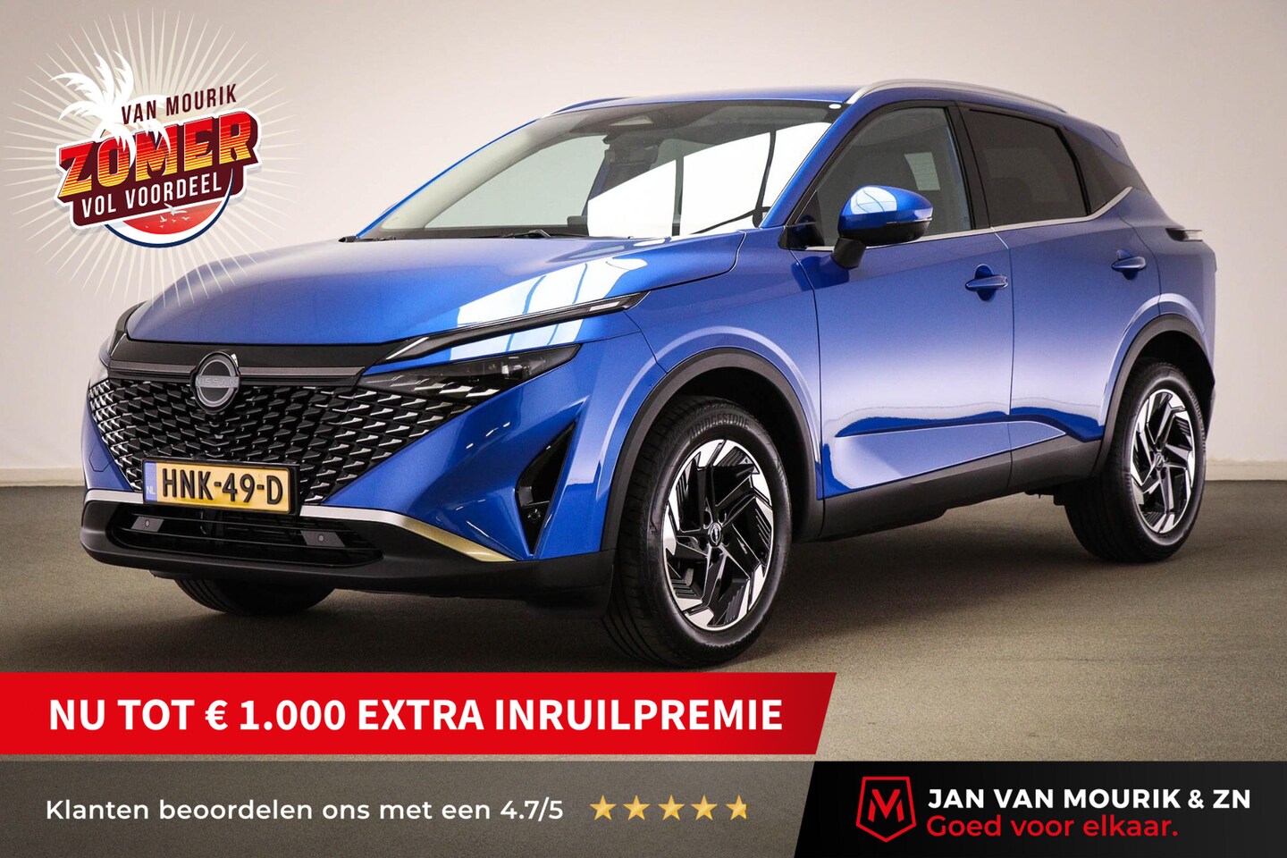 Nissan Qashqai - 1.3 MHEV Xtronic N-Connecta | COLD PACK | STUURVERWARMING | DAB | APPLE | 360 CAMERA - AutoWereld.nl