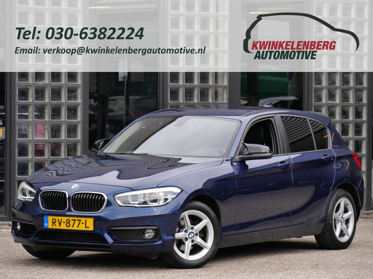 BMW 1-serie - 5D 118i HIGH EXECUTIVE/ LEER/ NAVI/ PDC V+A - AutoWereld.nl