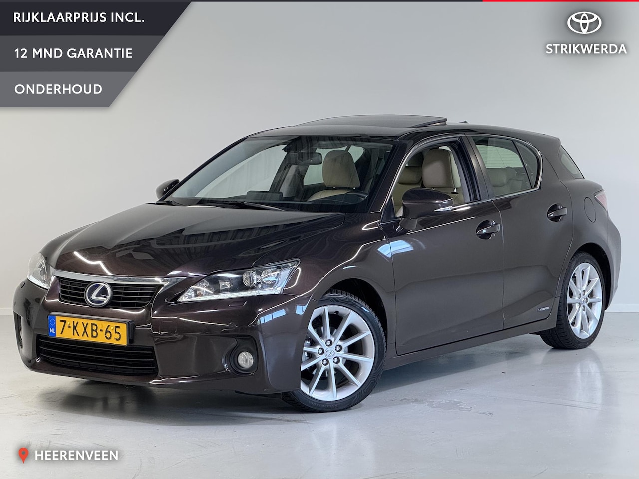 Lexus CT 200h - Luxury Line | Crème leder | Mark Levinson | Geheugen stoel bestuurder | Schuif/kantel dak - AutoWereld.nl