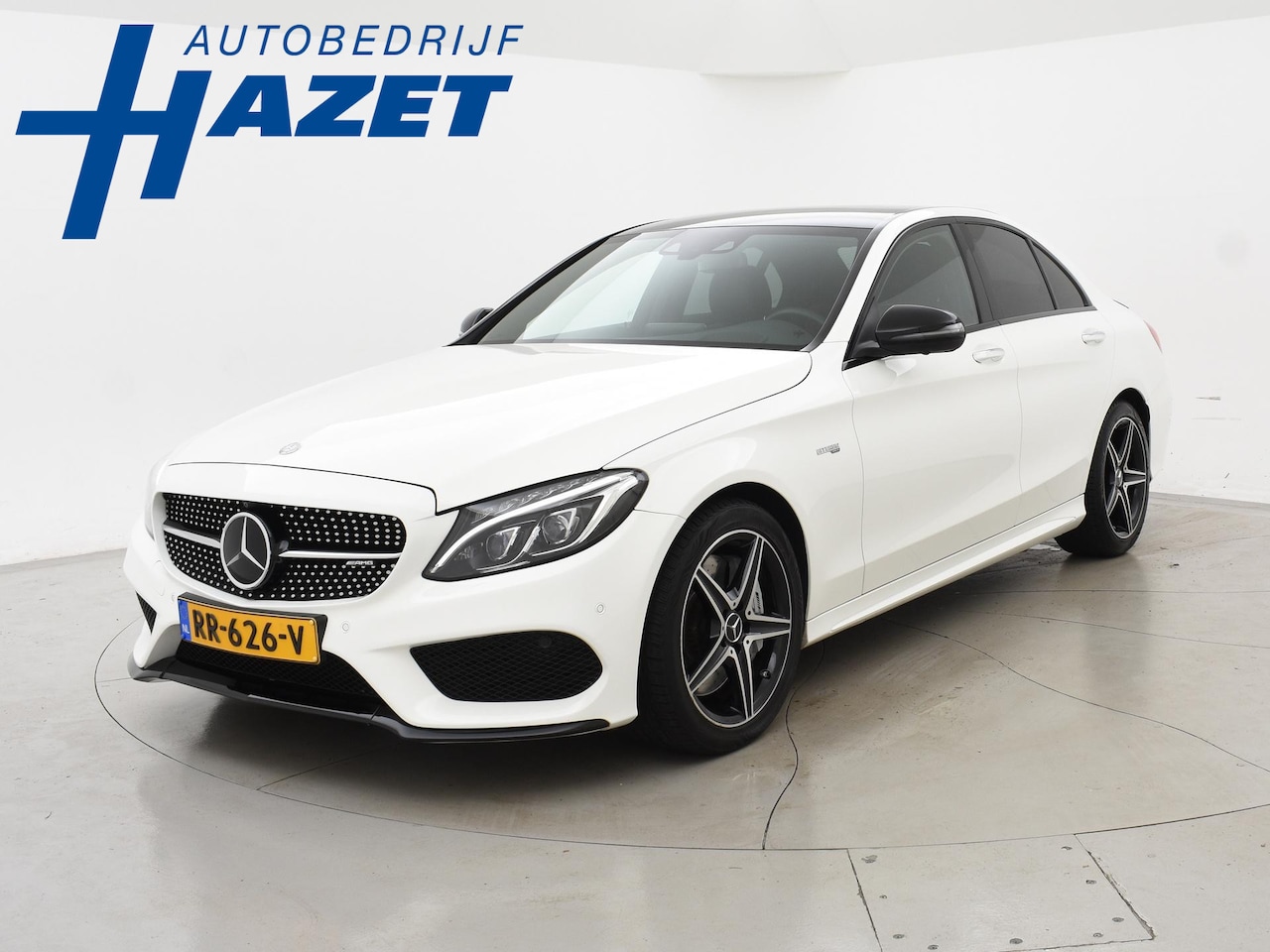 Mercedes-Benz C-klasse - 43 AMG 4MATIC + HEAD-UP | DISTRONIC+ | BURMESTER | SFEERVERLICHTING | 360 CAMERA - AutoWereld.nl