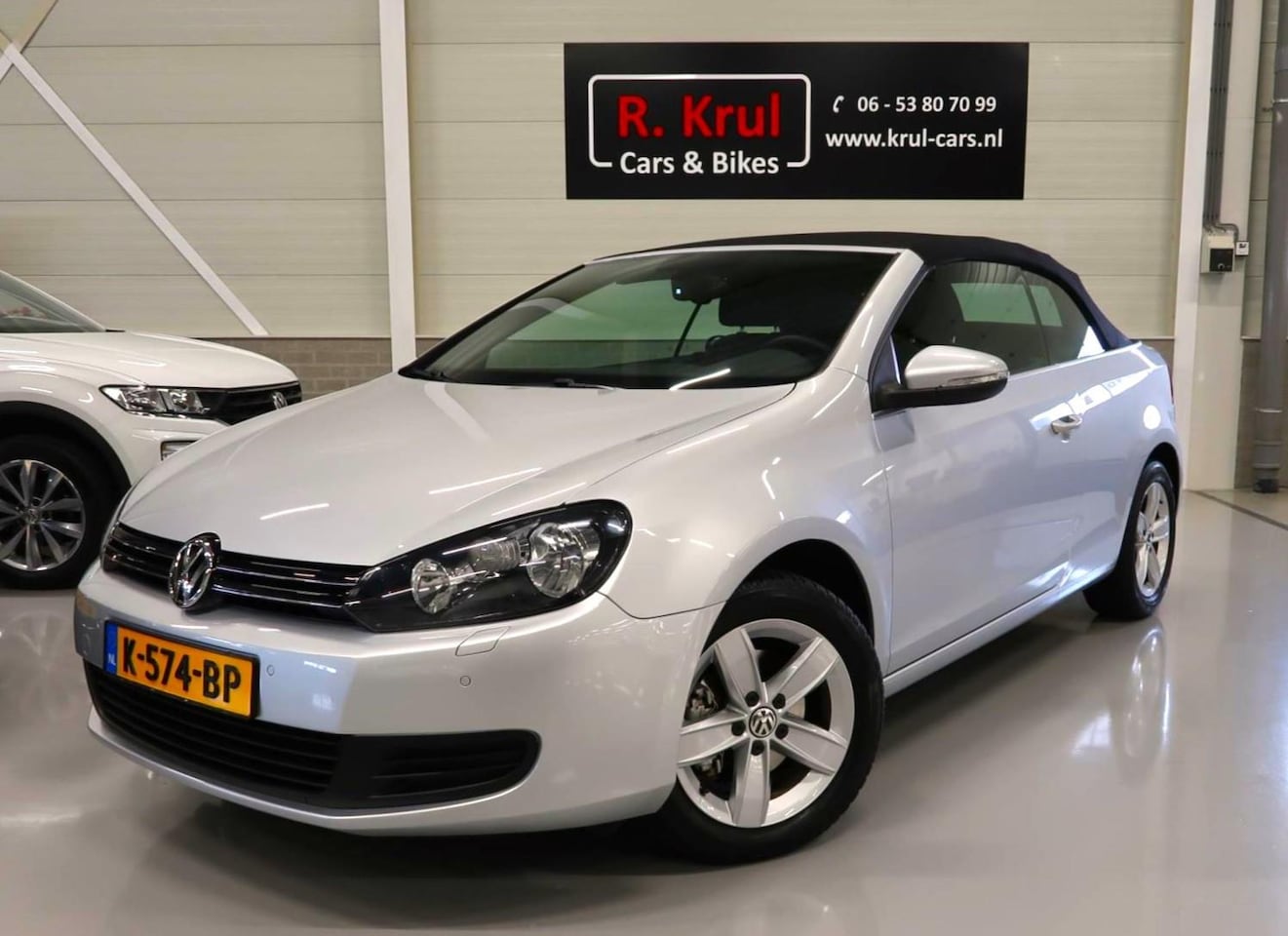 Volkswagen Golf Cabriolet - 1.2 TSI BMT Airco-ECC PDC App connect Stoelverwarming LMV Cruise control Boekjes Windscher - AutoWereld.nl