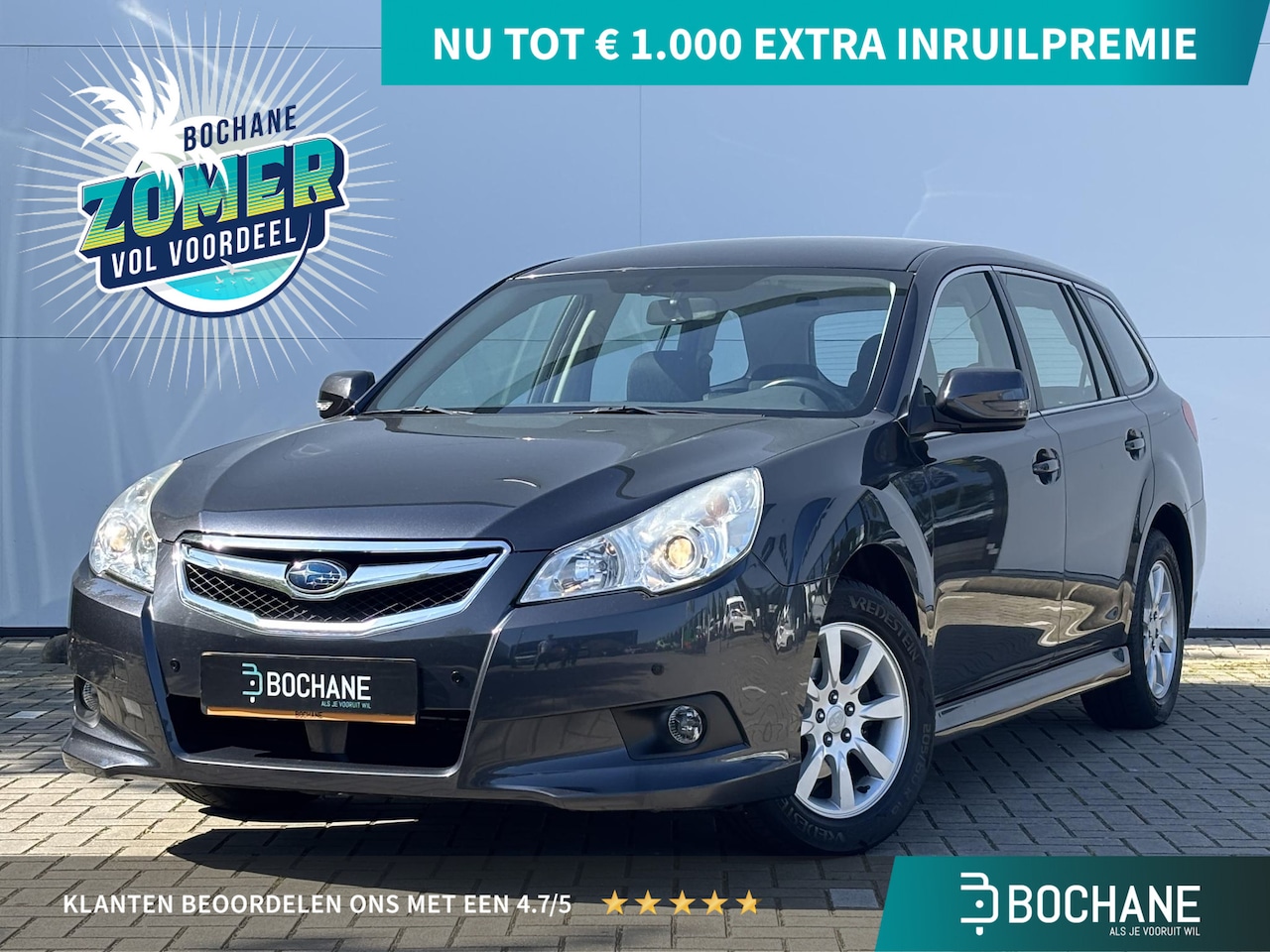 Subaru Legacy Touring Wagon - 2.0i Intro Trekhaak / Navigatie / Parkeercamera  / Aanhangwagen geremd 1500kg / - AutoWereld.nl