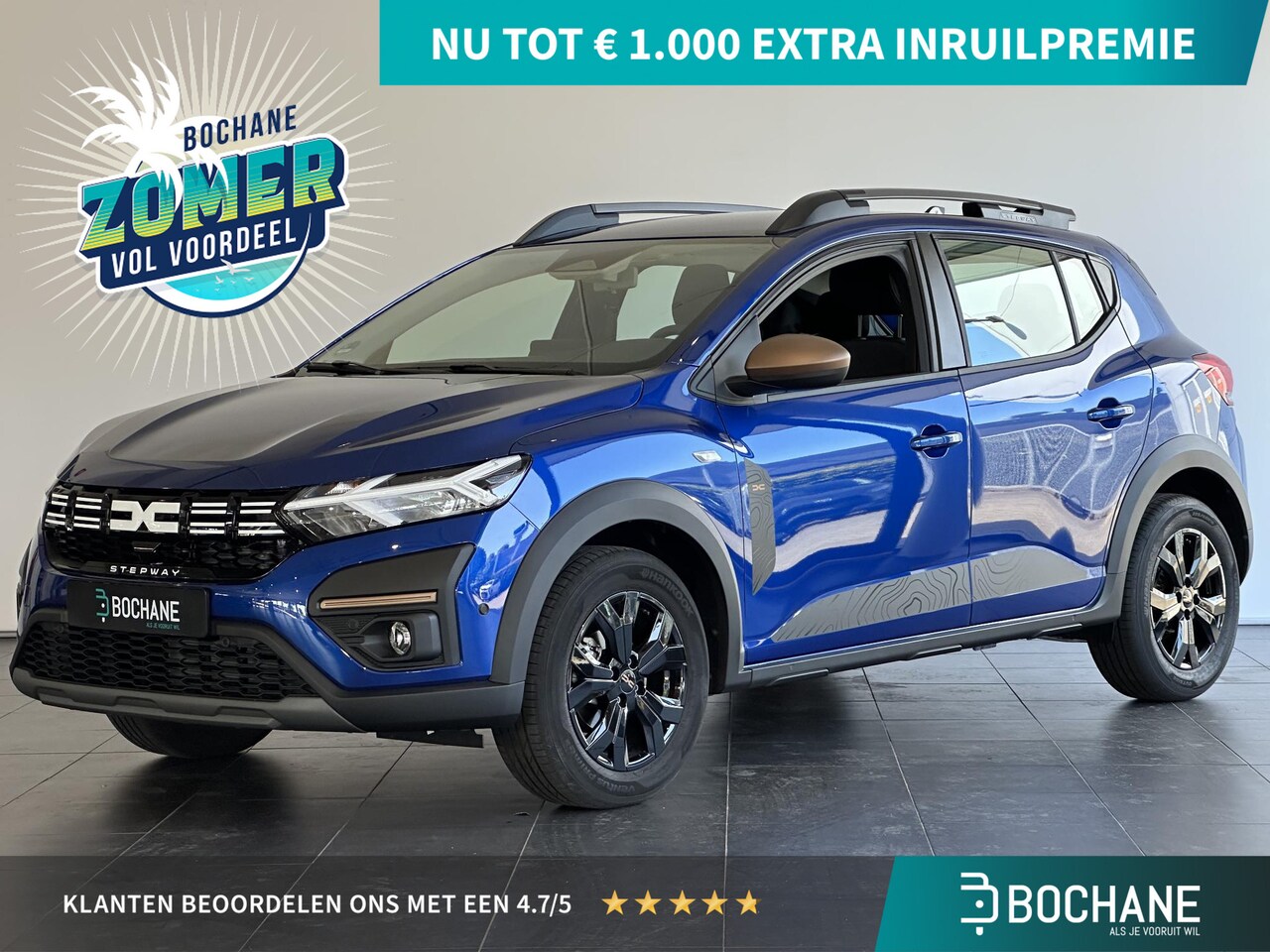Dacia Sandero Stepway - 1.0 TCe 90 Extreme AUTOMAAT | NAVIGATIE | ACHTERUITRIJCAMERA - AutoWereld.nl