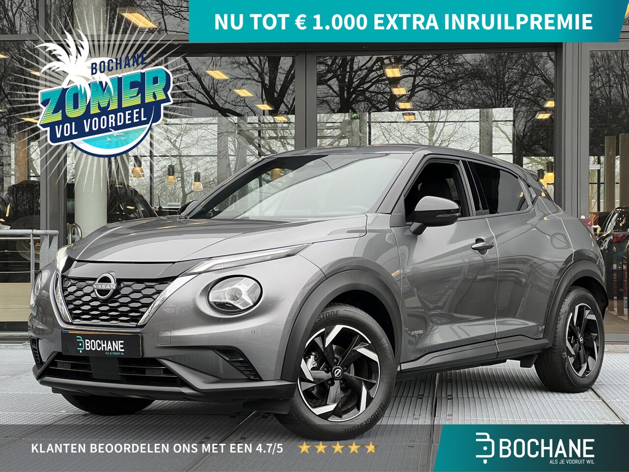 Nissan Juke - 1.6 Hybrid 143 N-Connecta Automaat | Cruise Control l | Apple carplay | Camera & Parkeerse - AutoWereld.nl