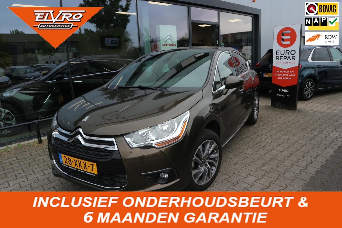 Citroën DS4 - 1.6 VTi Chic CLIMA CRUISE 17 INCH PDC BLUETOOTH TREKHAAK 1STE EIG RIJKLAARPRIJS!! - AutoWereld.nl