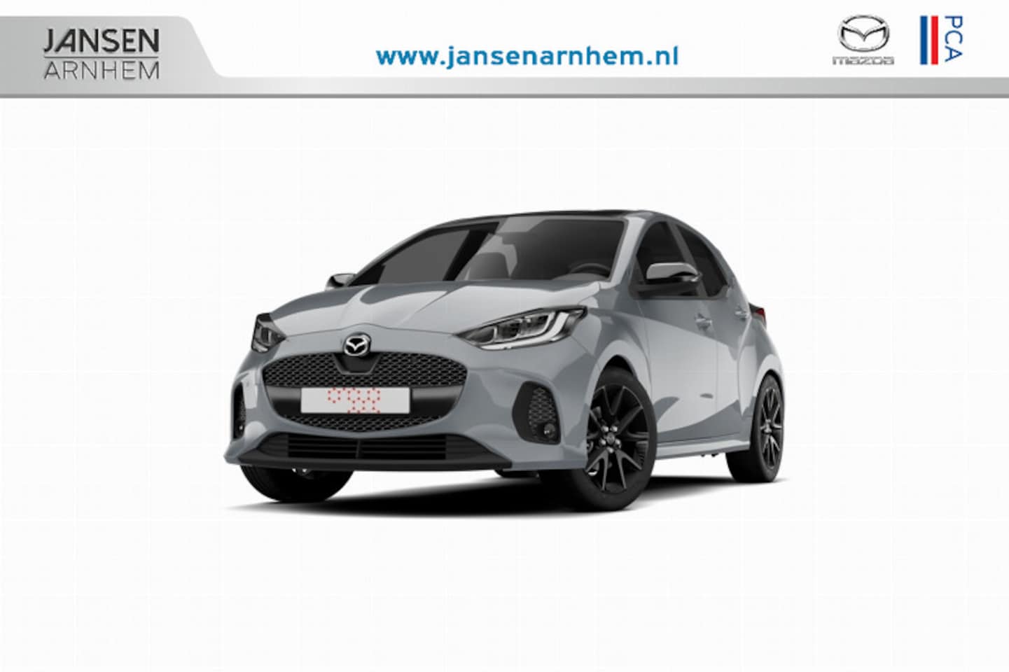 Mazda 2 Hybrid - Prime-Line | 15-inch stalen velgen met wielcover, Silver | Achteruitrijcamera | Bandenspan - AutoWereld.nl