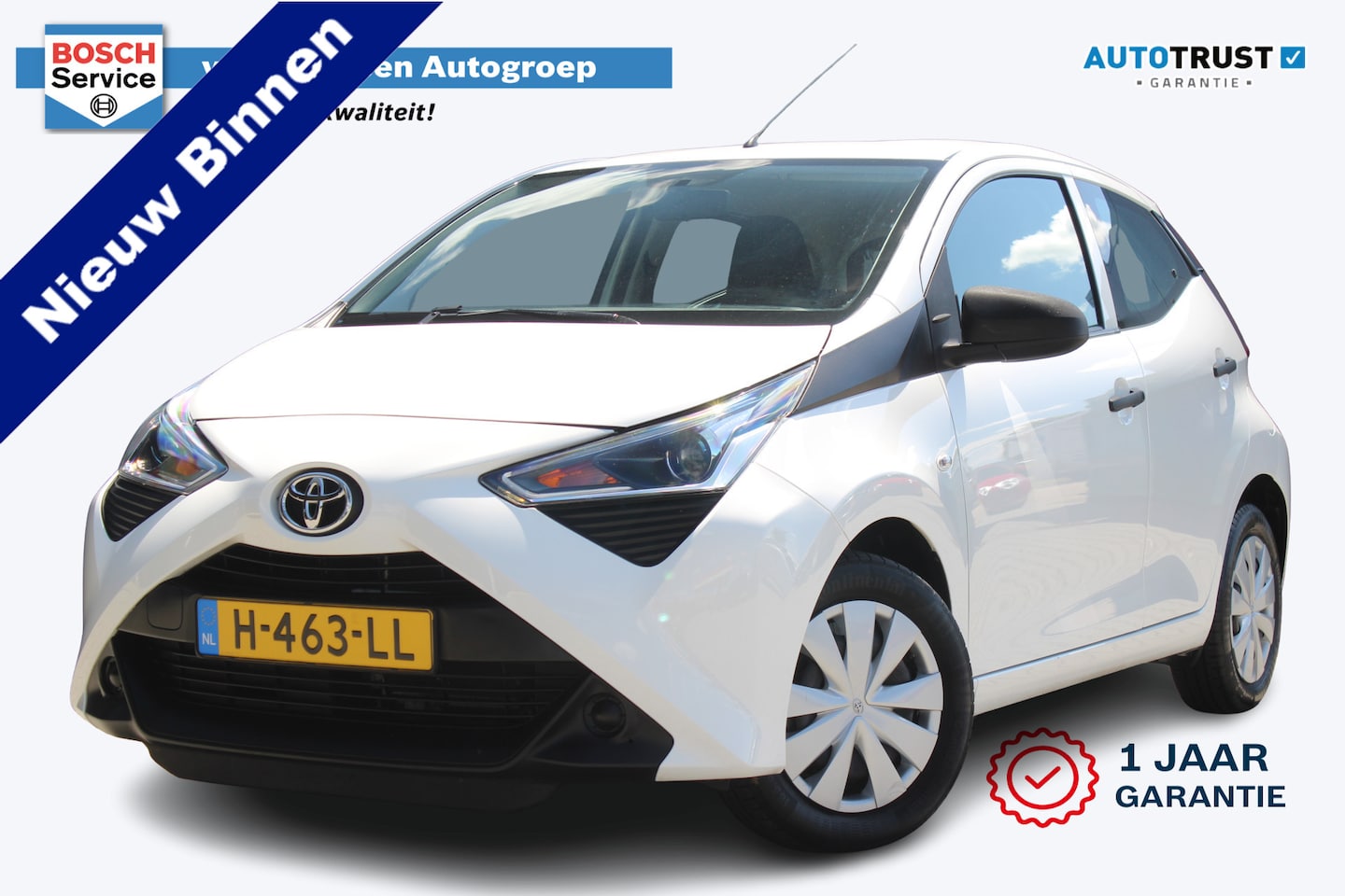 Toyota Aygo - 1.0 VVT-i x | Incl. 12 maanden garantie | 5-deurs | Airco | Bluetooth | Elektrische ramen - AutoWereld.nl