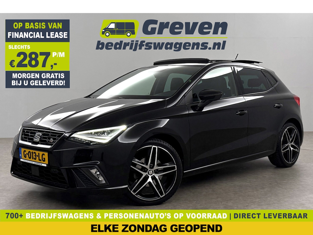 Seat Ibiza - 1.0 TSI FR 116PK Pano Virtual LED Sfeer Beats Audio Camera Carplay Clima Cruise Navi 18"LM - AutoWereld.nl