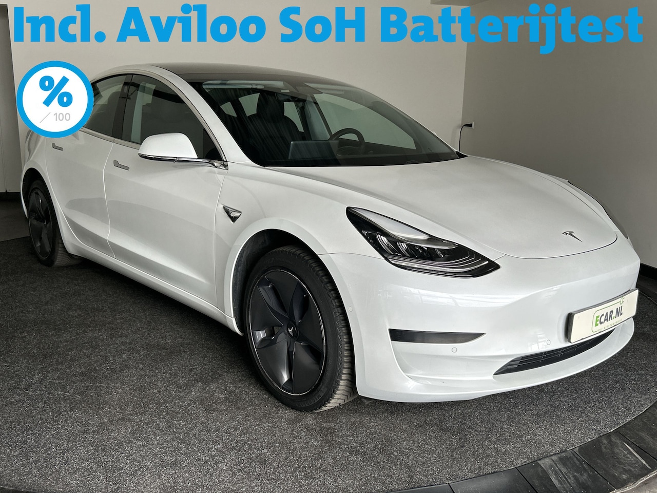Tesla Model 3 - Standard RWD Plus 60 kWh | Panoramadak |  | Soh (batterijcheck) 90,2 % - AutoWereld.nl