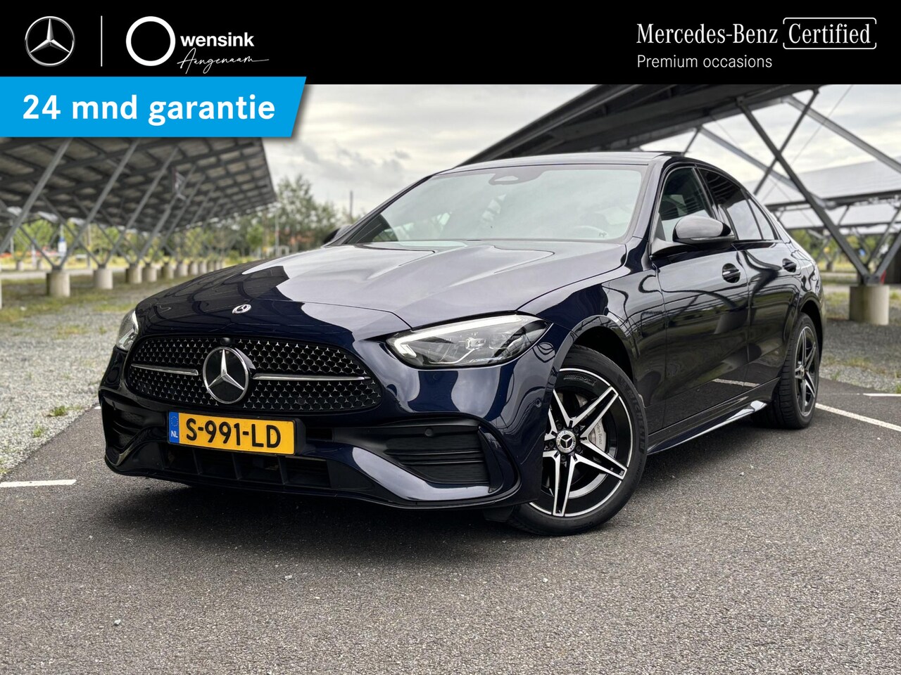 Mercedes-Benz C-klasse - 300 e AMG Line Limited | Night | Panoramadak | Sfeerverlichting | Stoelverwarming | Parkee - AutoWereld.nl