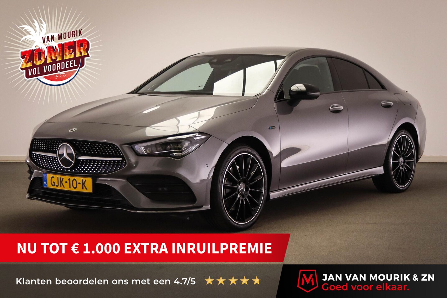 Mercedes-Benz CLA-Klasse - 250 e Business Solution AMG Limited | BURMESTER | WIDESCREEN | LED | DAB | APPLE | CAMERA - AutoWereld.nl