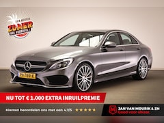 Mercedes-Benz C-klasse - 180 CDI AMG-Line | LEDER | PARKEER- PACK | LED | NAVI | 19"