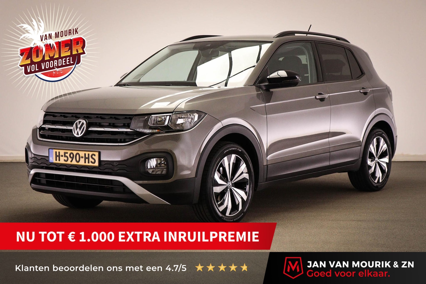 Volkswagen T-Cross - 1.0 TSI Style | CLIMA | TREKHAAK | CAMERA - AutoWereld.nl