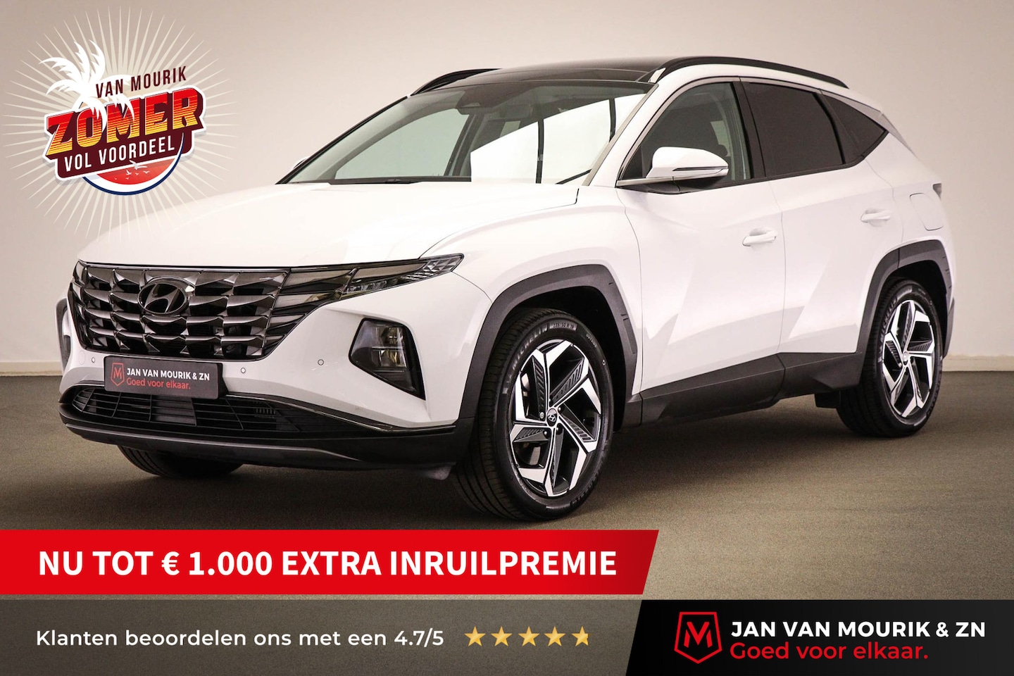 Hyundai Tucson - 1.6 T-GDI PHEV Comfort Smart 4WD | PANORAMADAK | DAB | APPLE | CAMERA - AutoWereld.nl