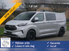 Ford Transit Custom - 320L 170PK DC JWR Edition AUT BPM VRIJ Navi, Adap. Cruise, Camera, 18" LM, 2x Schuifdeur N