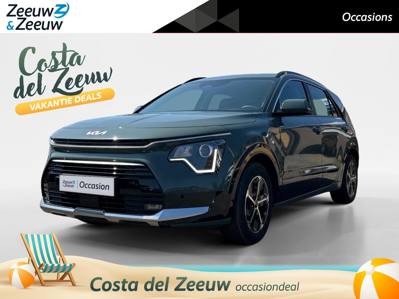 Kia Niro - 1.6 GDi Hybrid DynamicLine Climate control | Navigatie | Parkeer camera + parkeer sensoren - AutoWereld.nl