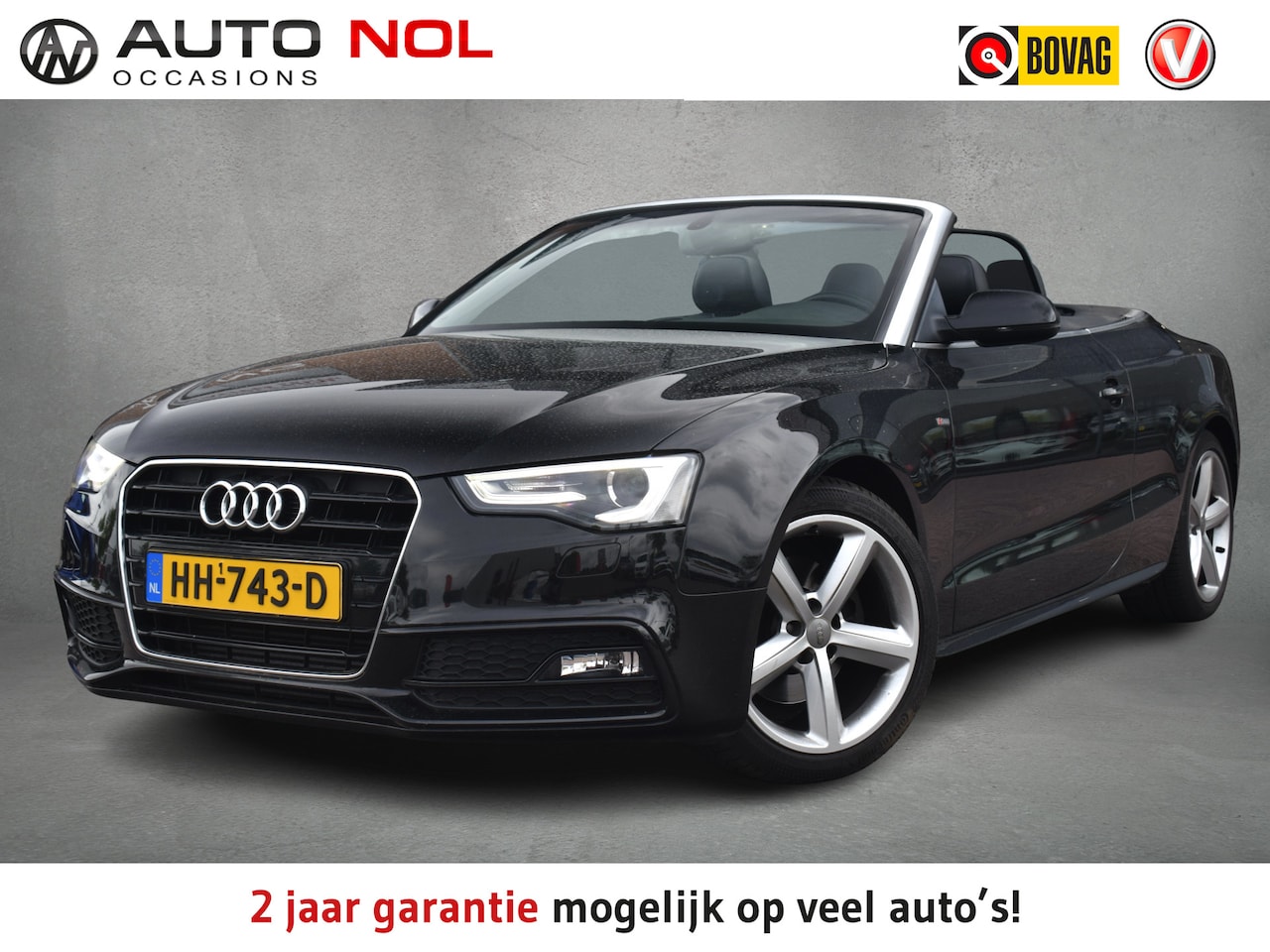 Audi A5 Cabriolet - 1.8 TFSI Sport Edition | S-line | Stoelverw. | Leder | NL-Auto | - AutoWereld.nl