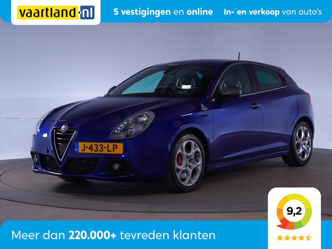 Alfa Romeo Giulietta - 1.7 TBi Quadrifoglio Verde 1.7 TBI Quadrifoglio Verde - AutoWereld.nl
